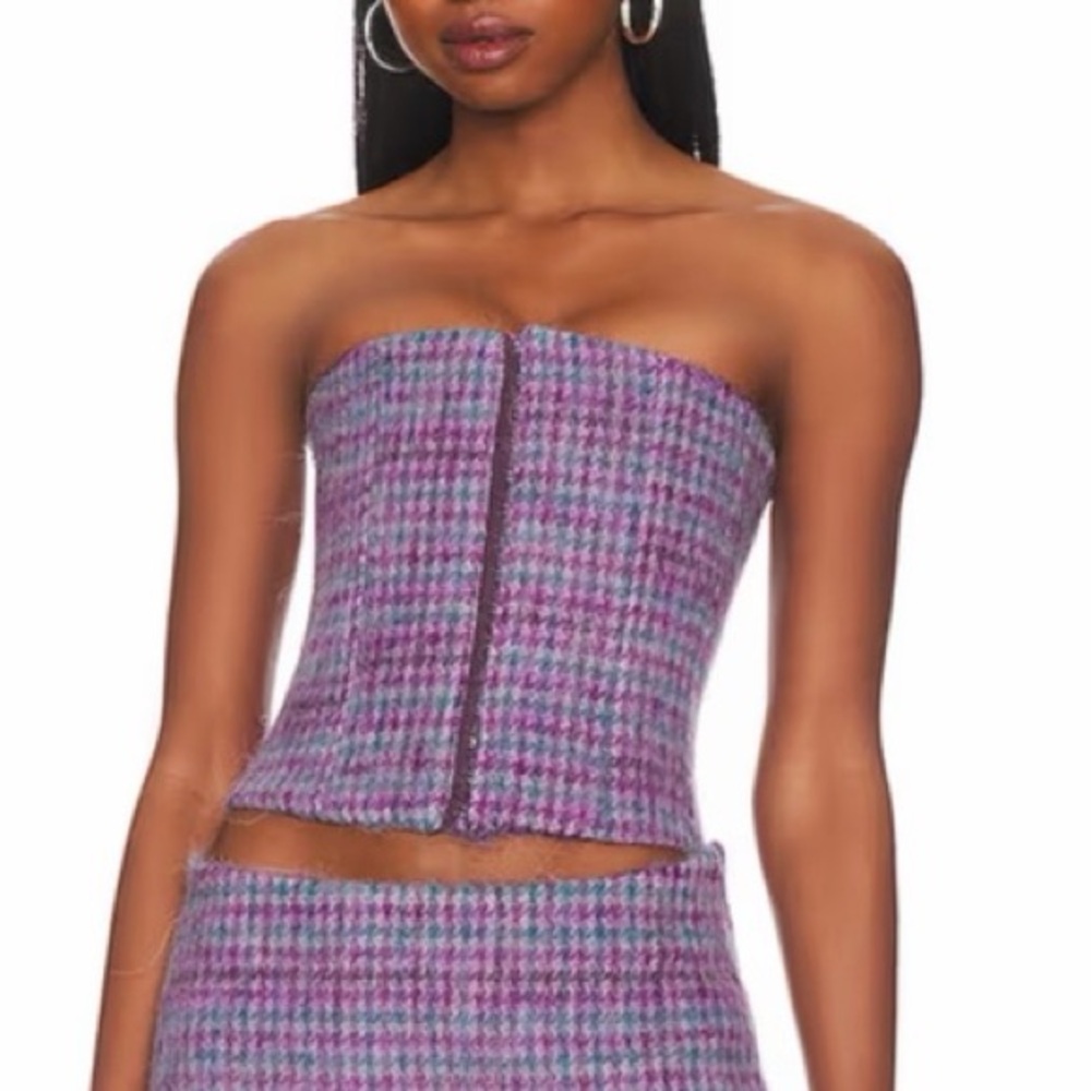 Wool Plaid Corset Danielle Guizo